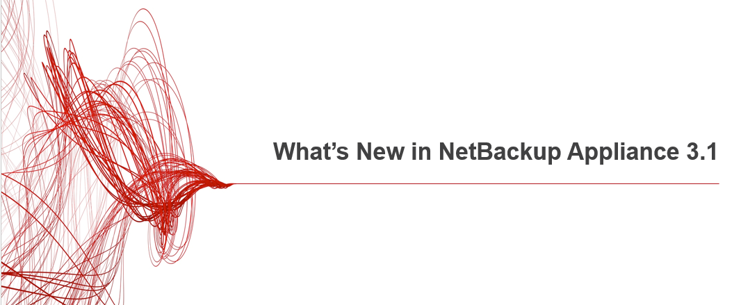 What's New in NetBackup Appliance 3.1
